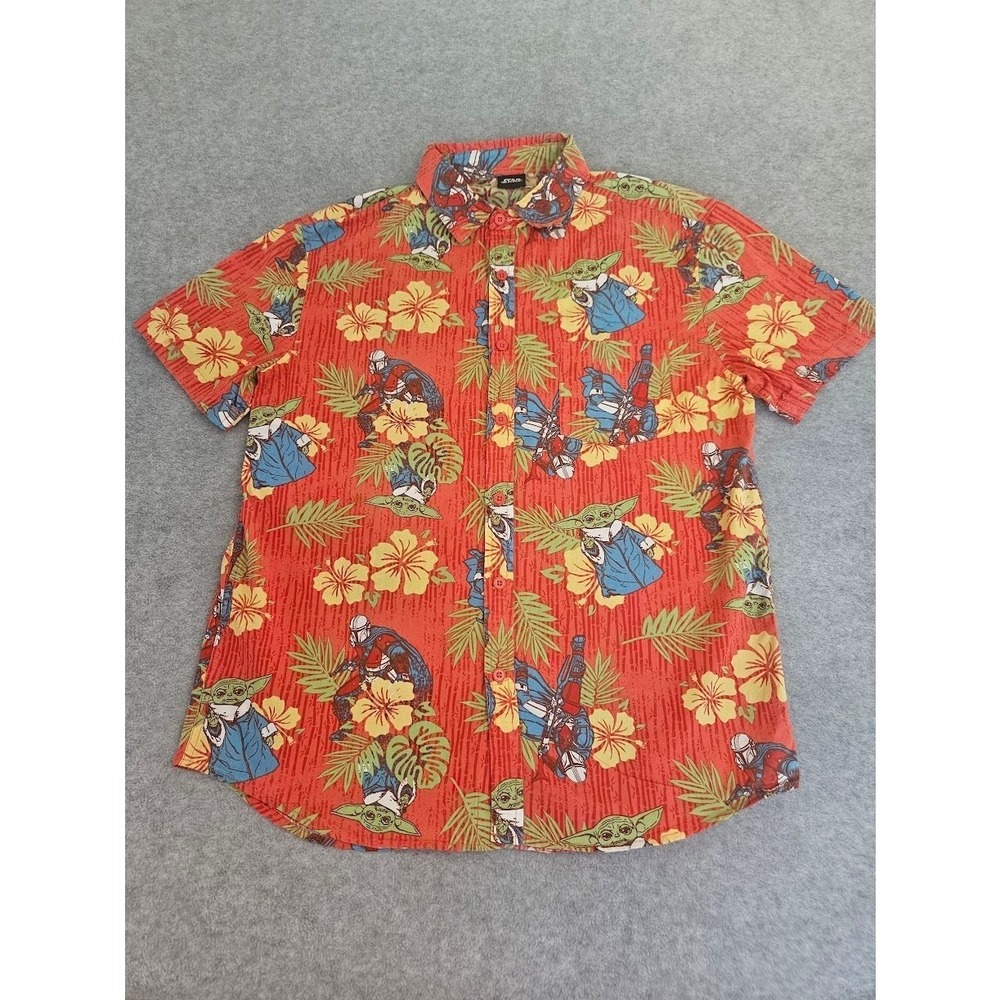 DISNEY | Star Wars "The Mandalorian" Hawaiian Shirt‎ - Size XL Resort Cruise